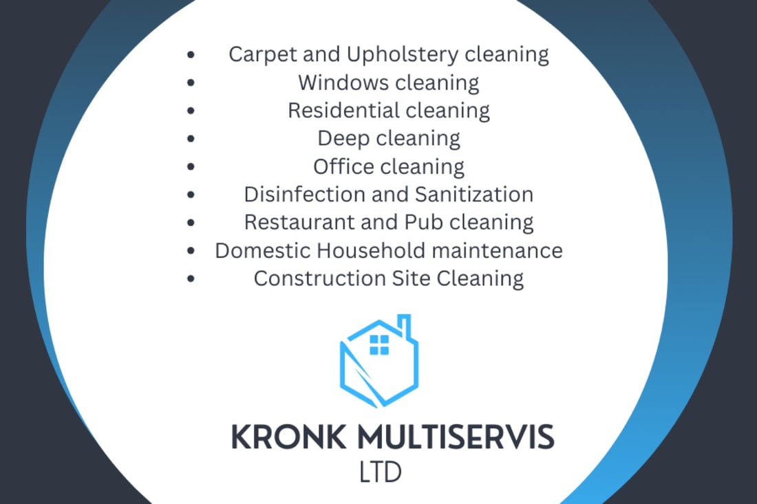 Main header - "Karonk Cleaning Services"