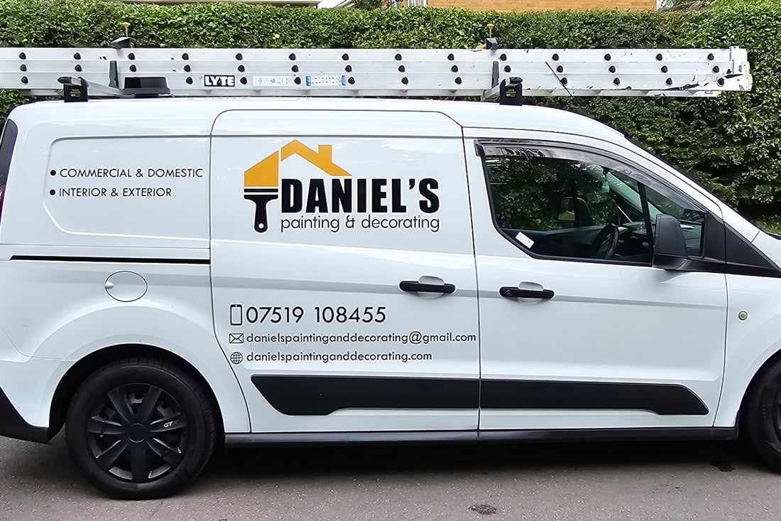 Main header - "Daniel’s Painting and Decorating Ltd"