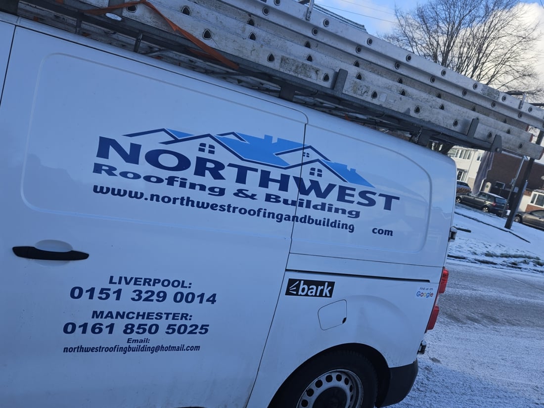 Main header - "North West Roofing & Building"