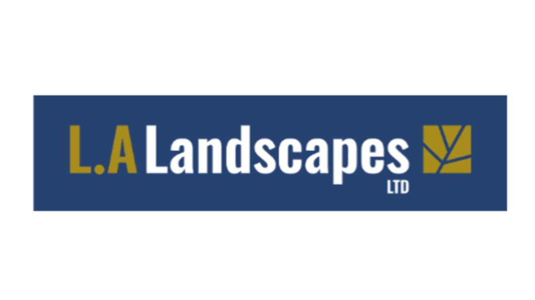 Main header - "LA Landscapes Ltd"