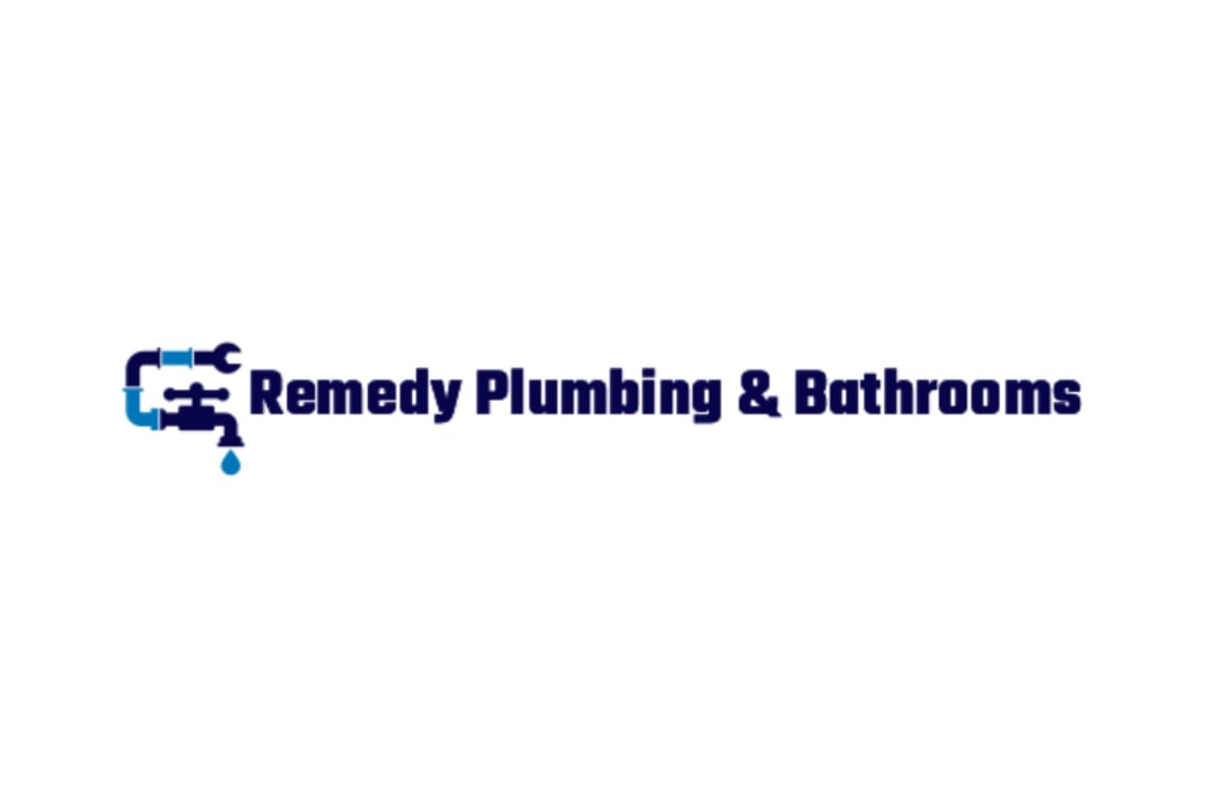 Main header - "Remedy Plumbing & Bathrooms"