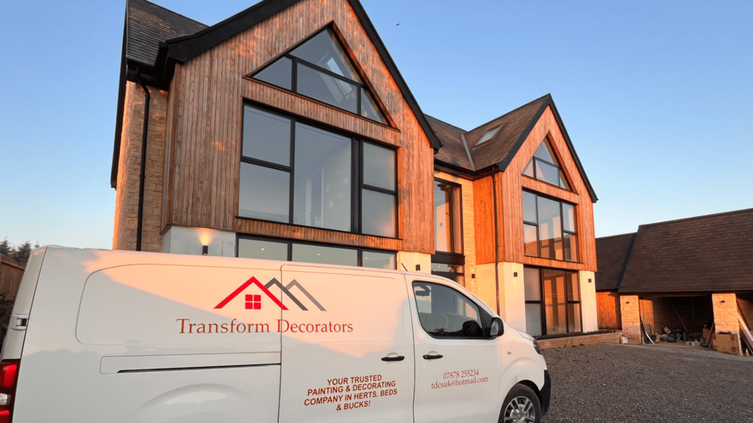 Main header - "Transform Decorators & Cleaning Services LTD"