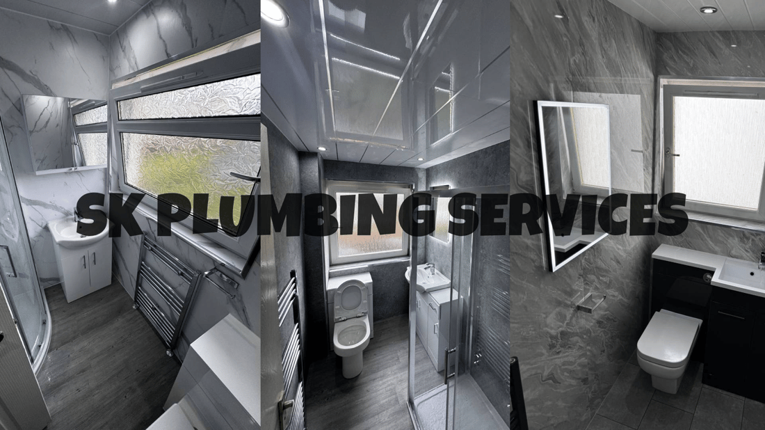 Main header - "SK Plumbing Services"