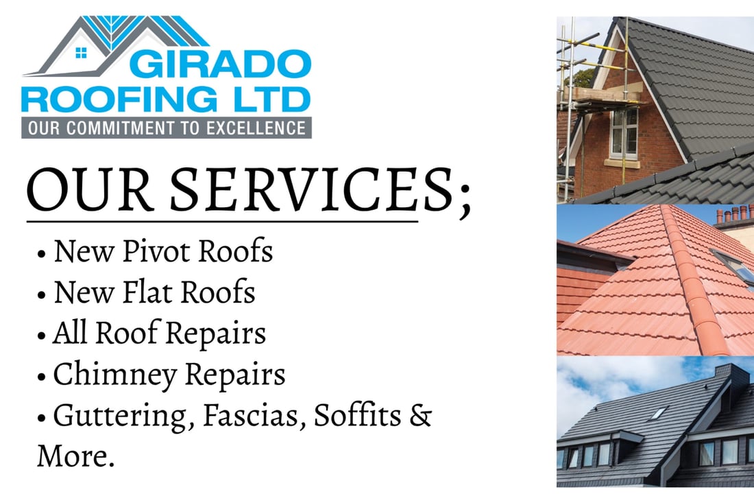 Main header - "Girado Roofing Ltd"