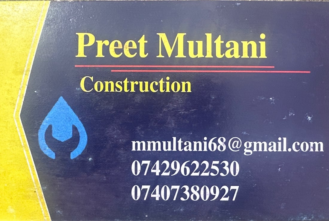 Main header - "Preet Multani"