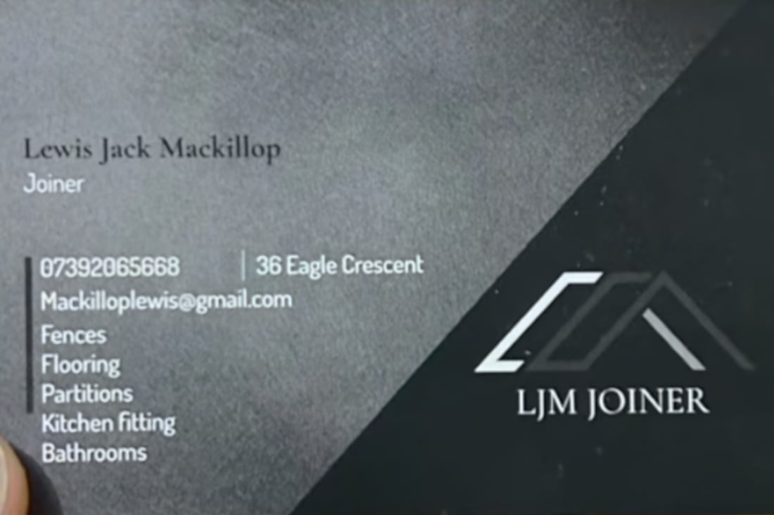 Main header - "Mackillop joinery"