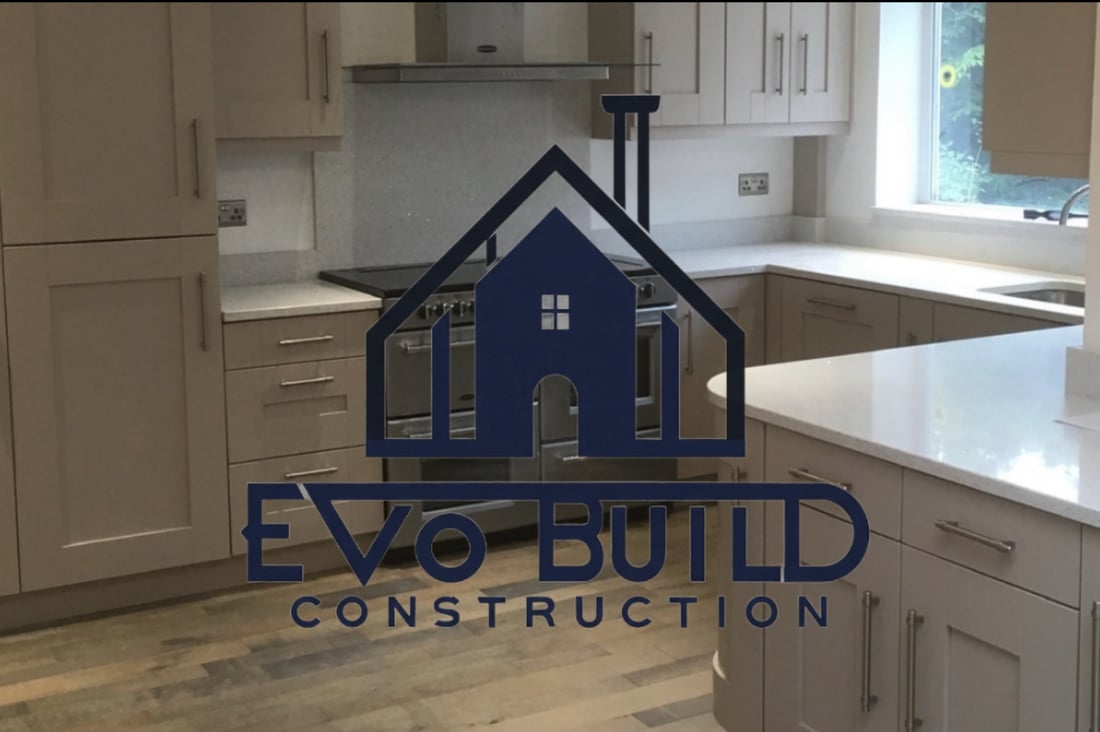 Main header - "EvoBuild Construction LTD"