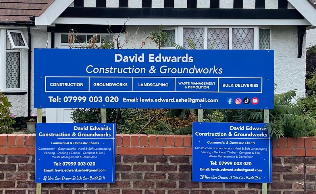 Main header - "David Edwards Construction Group"