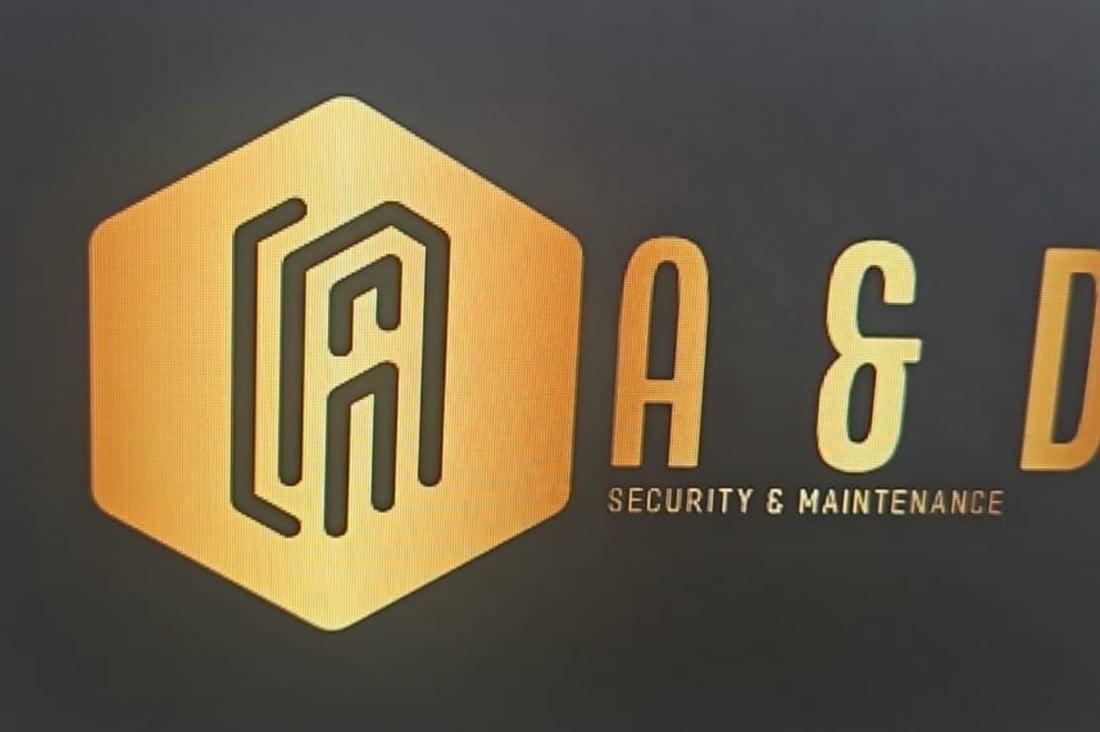 Main header - "A&D Security & Maintenance"