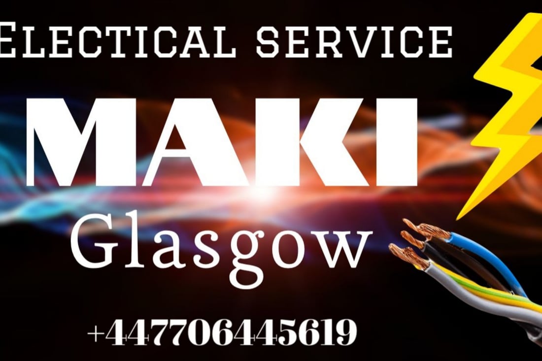 Main header - "Maki Electrical Services"