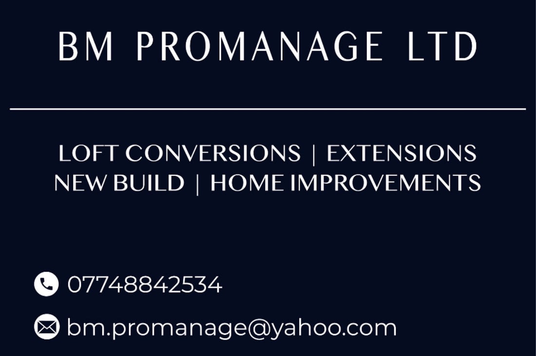 Main header - "BM Promanage Ltd"