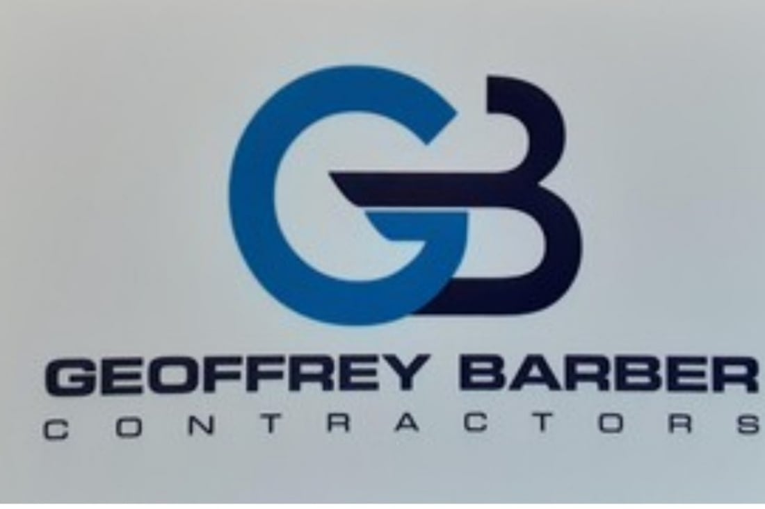 Main header - "Geoffery Barber Contractors Ltd"