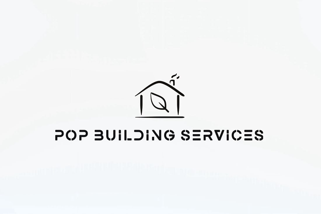 Main header - "Pop Building Services"