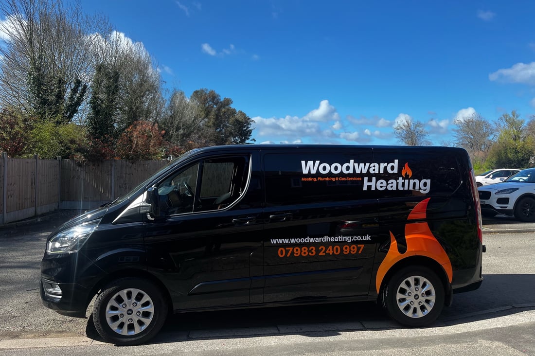 Main header - "WOODWARD HEATING LTD"