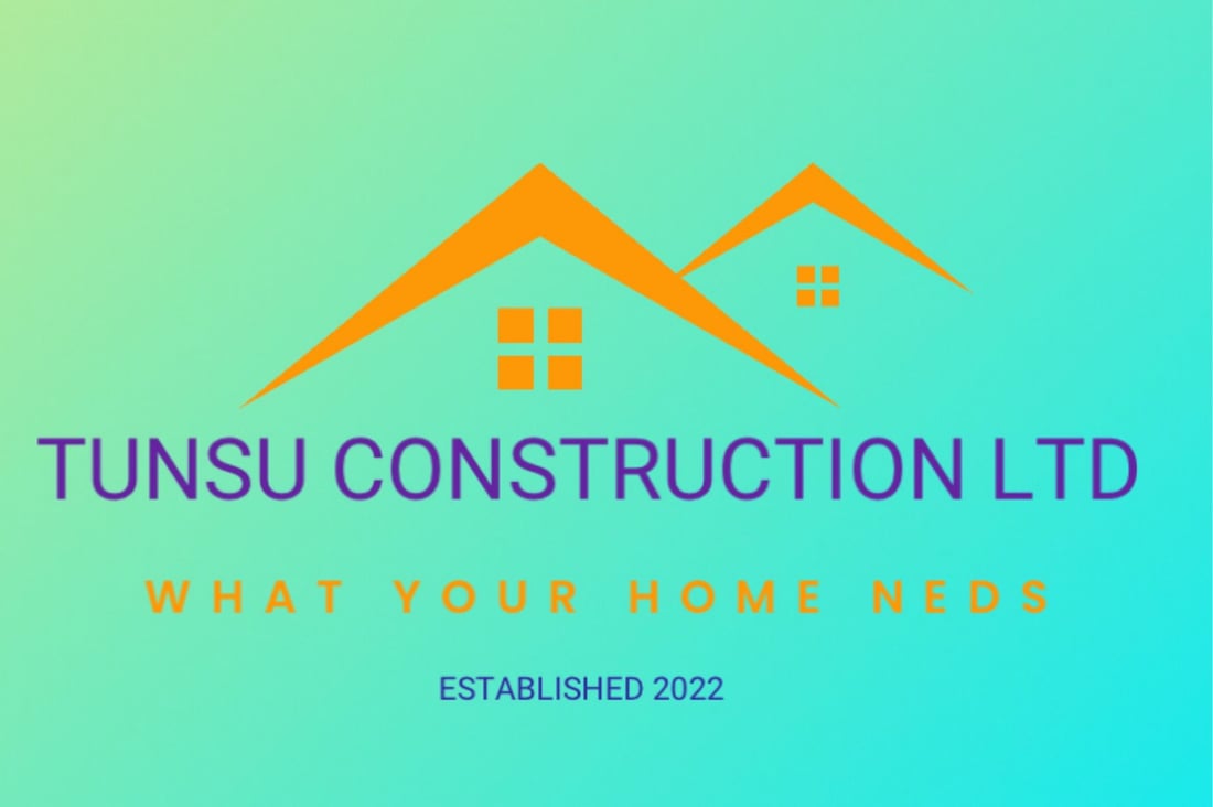 Main header - "Tunsu Construction LTD"