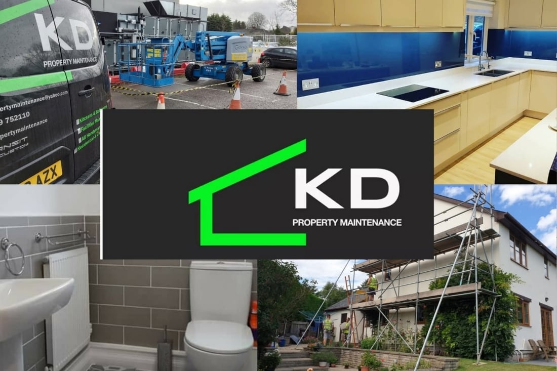 Main header - "KD Property Maintenance"