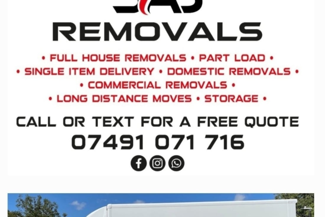 Main header - "Sab Removals"