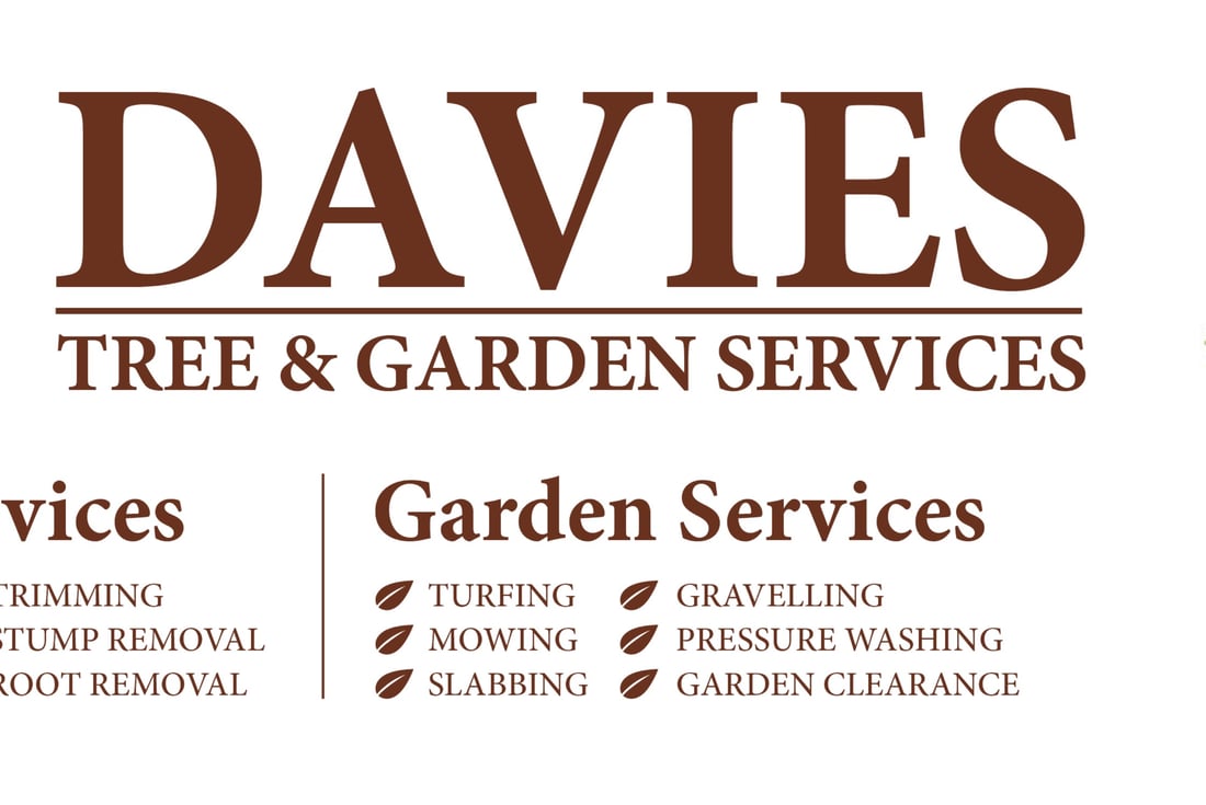 Main header - "Davies Tree & Garden Service"