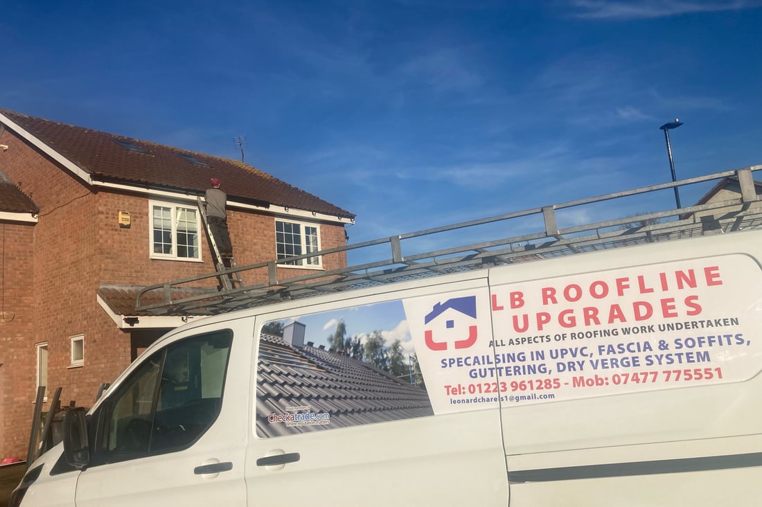 Main header - "LCB Roofing Specialist Cambridge"