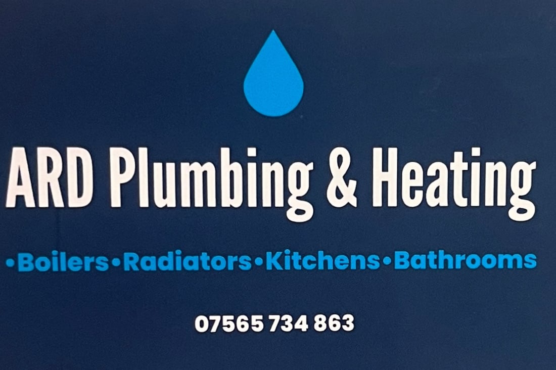 Main header - "ARD Plumbing & Heating"