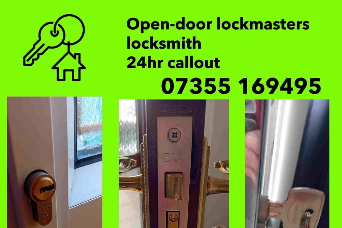 Main header - "Open Door Lockmasters"