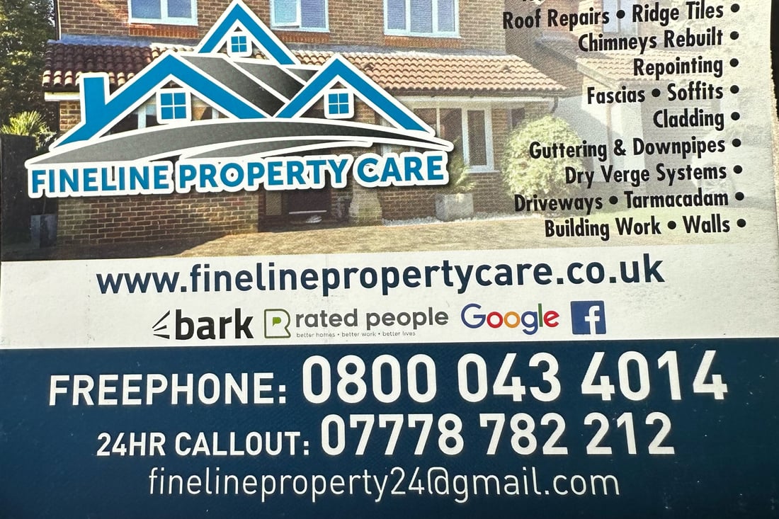 Main header - "Fine Line Property Care"