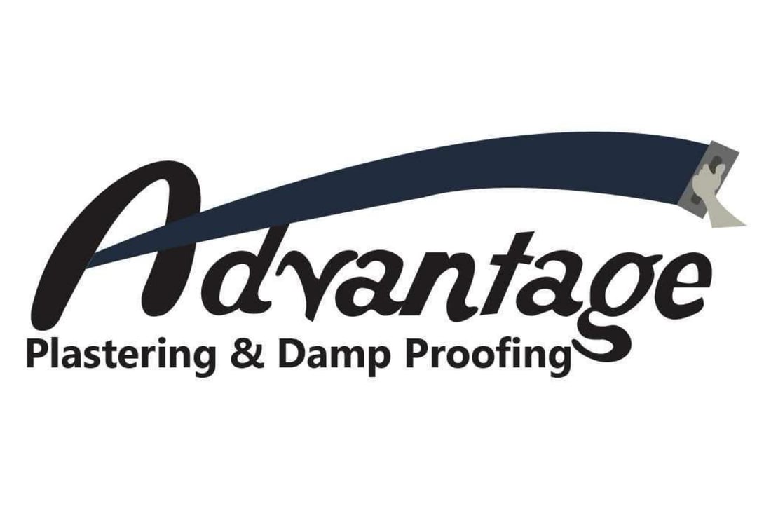 Main header - "Advantage Plastering And Damp Proofing Services"