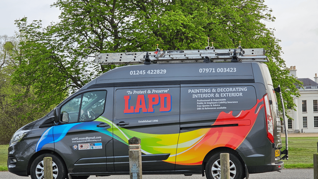 Main header - "LAPD Painting & Decorating"