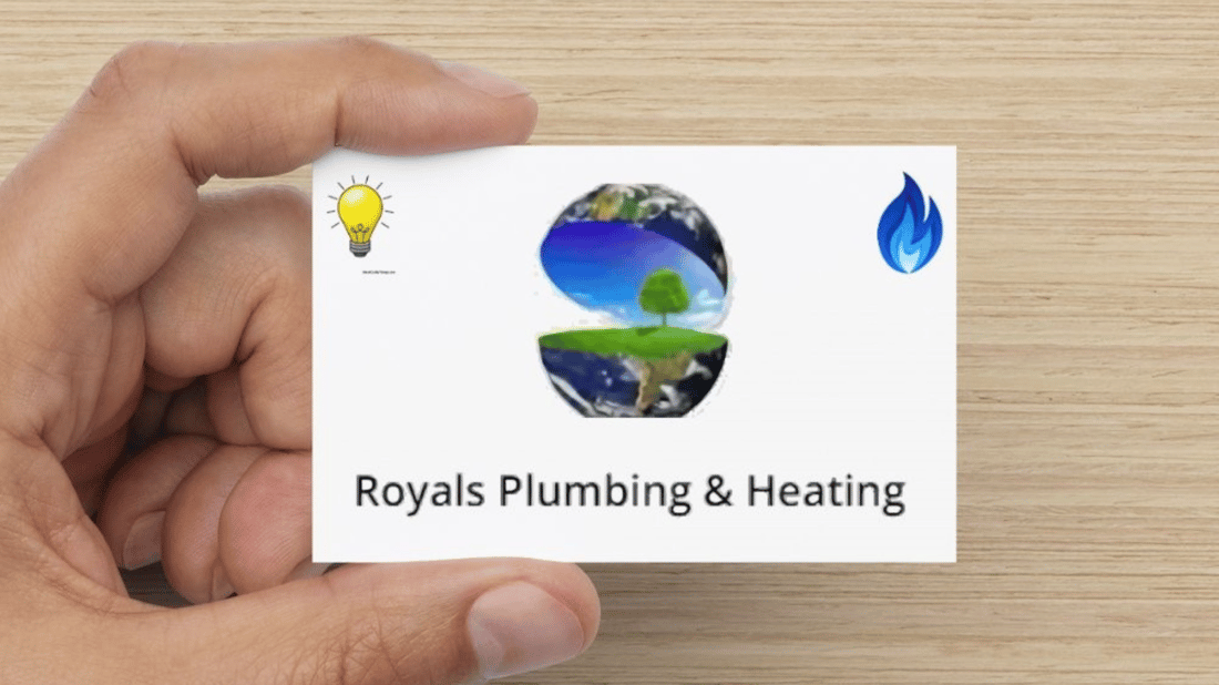 Main header - "royals plumbing"