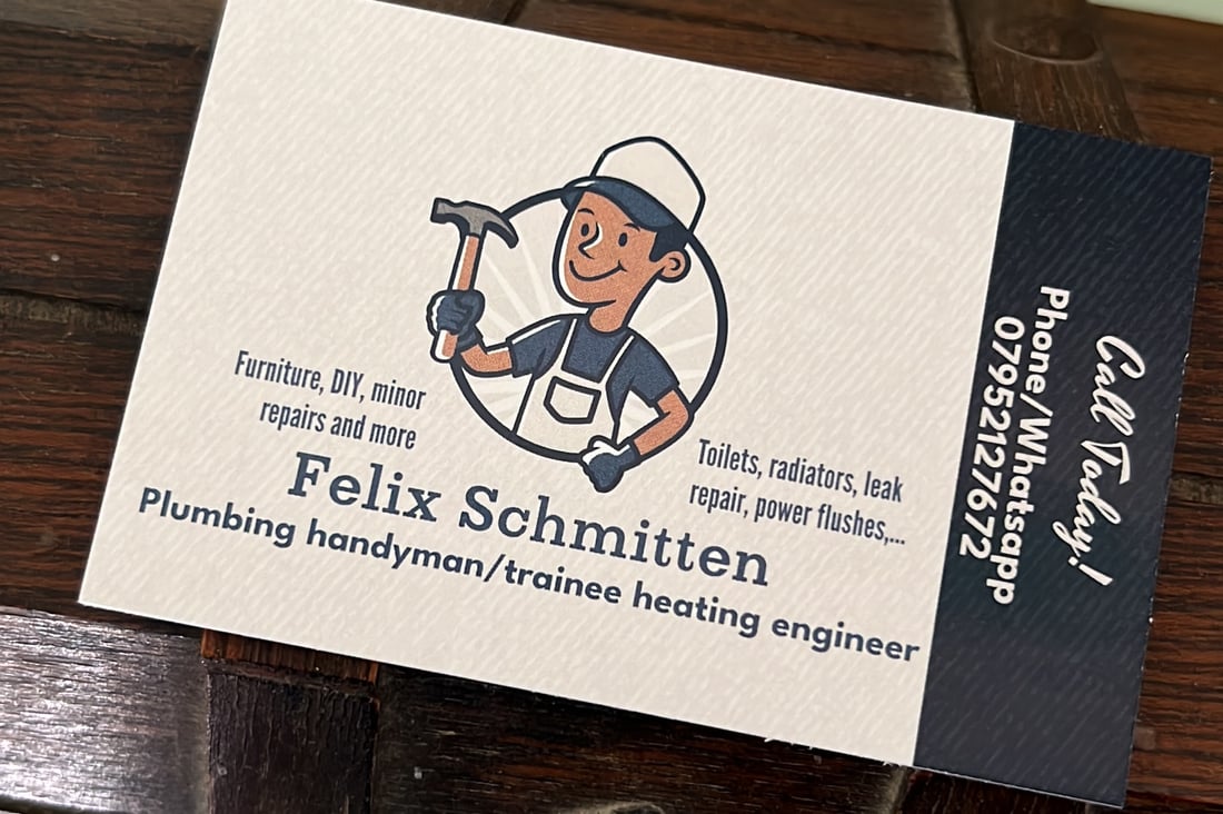 Main header - "Schmitten Plumbing"