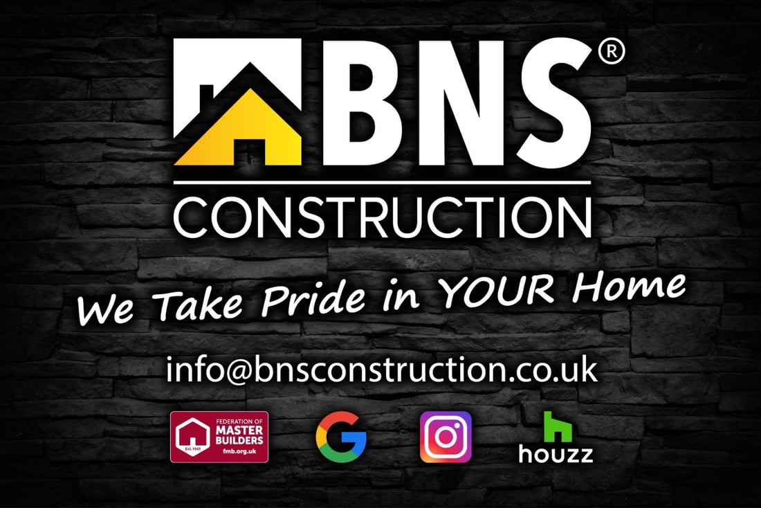 Main header - "BNS CONSTRUCTION LTD"