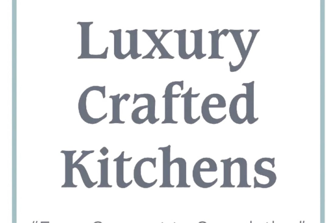 Main header - "Luxury Crafted Kitchens"