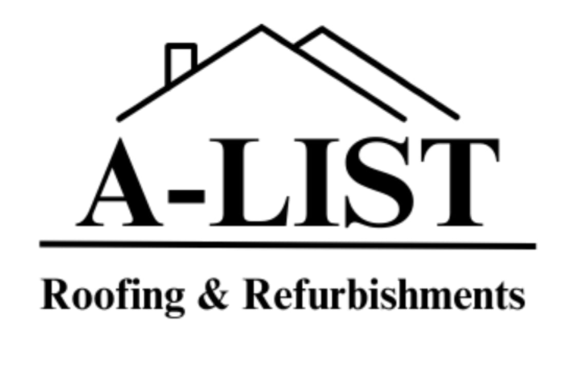 Main header - "A List Roofing & Refurbishments"