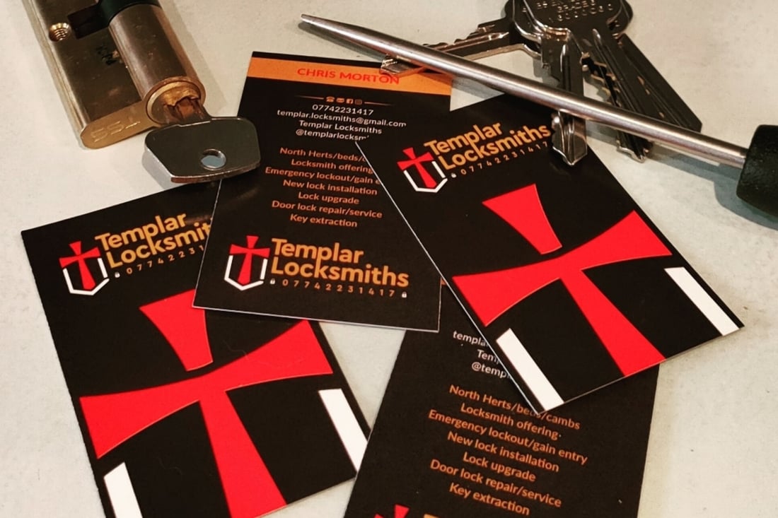 Main header - "Templar Locksmiths"