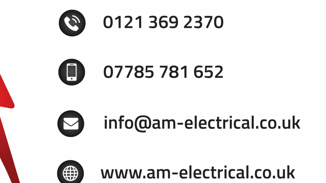 Main header - "AM ELECTRICAL"