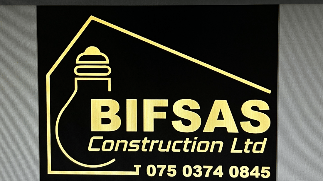 Main header - "Bifsas construction ltd"