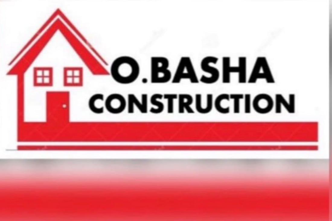 Main header - "O.BASHA CONSTRUCTION LTD"