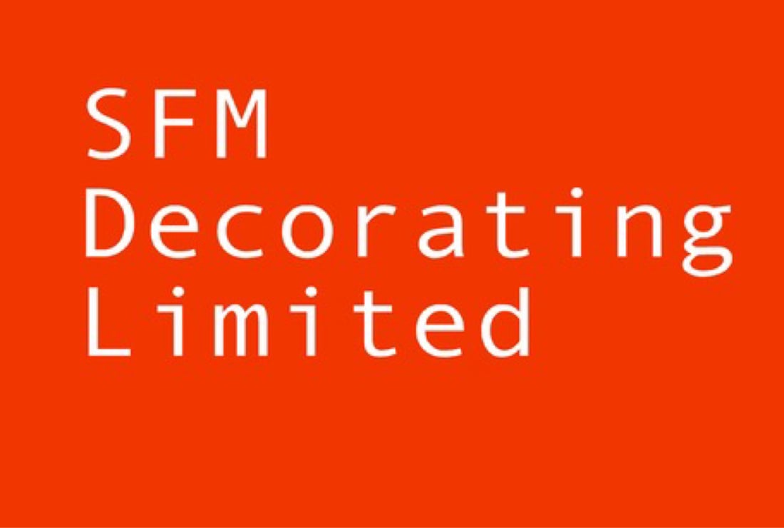 Main header - "SFM Decorating Limited"