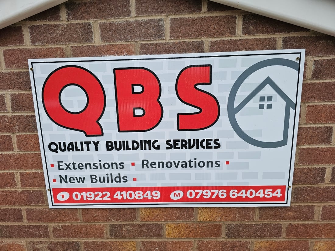 Main header - "Quality Building Services LTD"