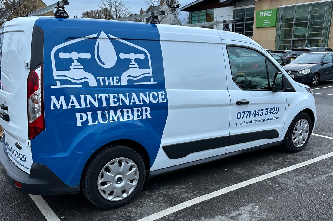 Main header - "The Maintenance Plumber"