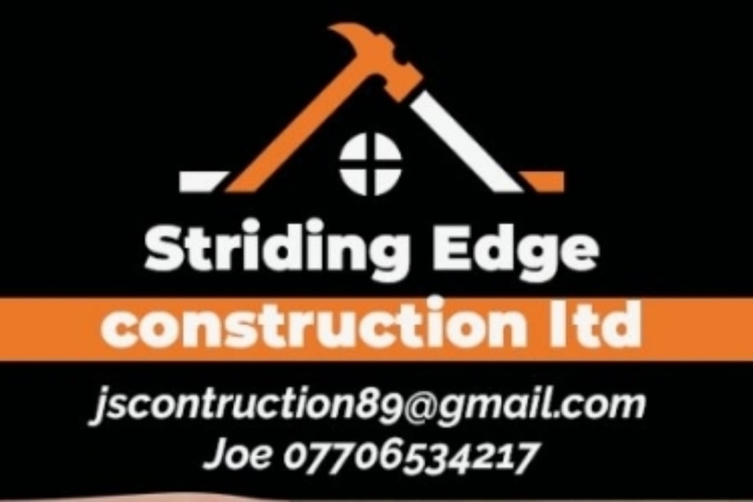 Main header - "Striding Edge Construction Ltd"