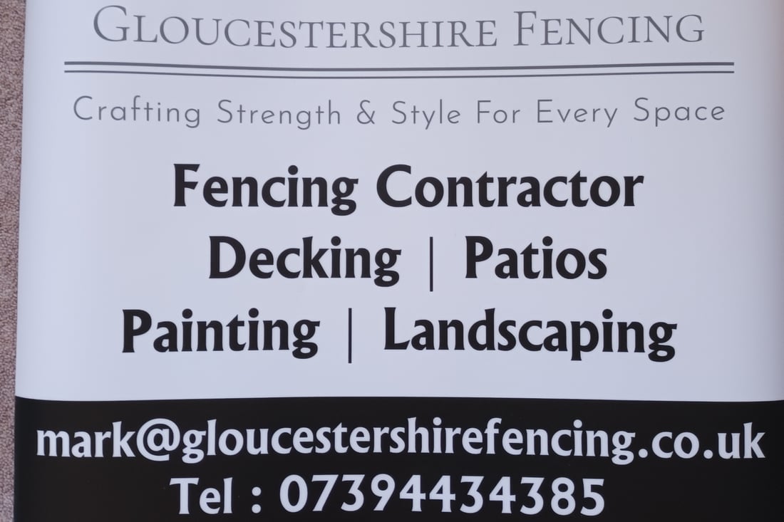 Main header - "Gloucestershire Fencing"