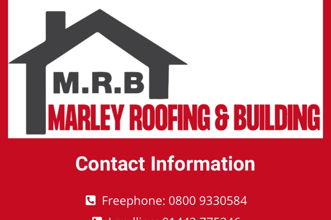 Main header - "Marley Roofing & Building LTD"