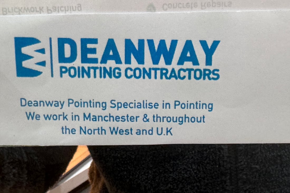 Main header - "Dean Way Pointing Contractors"