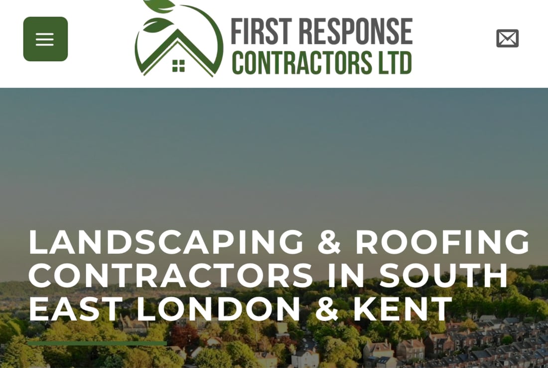 Main header - "First Response Contractors LTD"