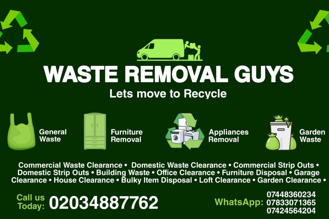 Main header - "Waste Removals Guys LTD"