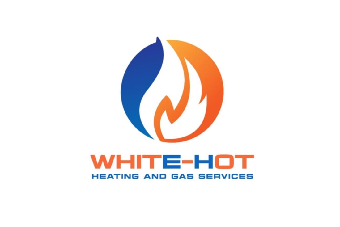 Main header - "White-Hot Heating & Gas Services"