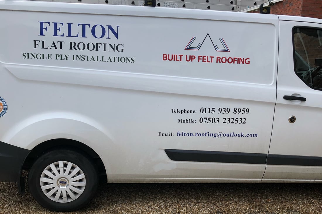 Main header - "Felton Roofing"