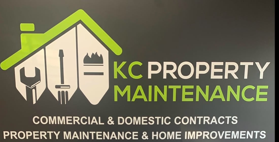 Main header - "K C Property Maintenance Ltd"