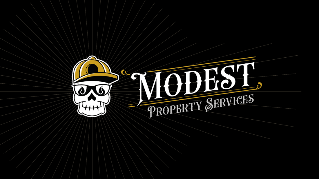 Main header - "MODEST PROPERTY SERVICES"